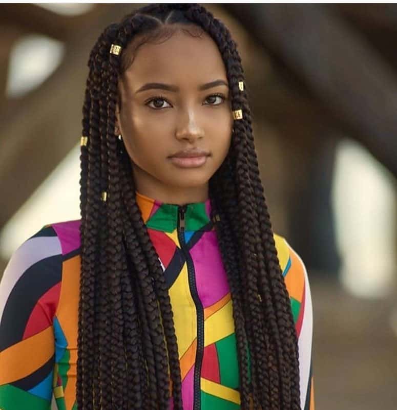 15 Breathtaking Braided Hairstyles Angelic African Cornrow Braids 2020 13