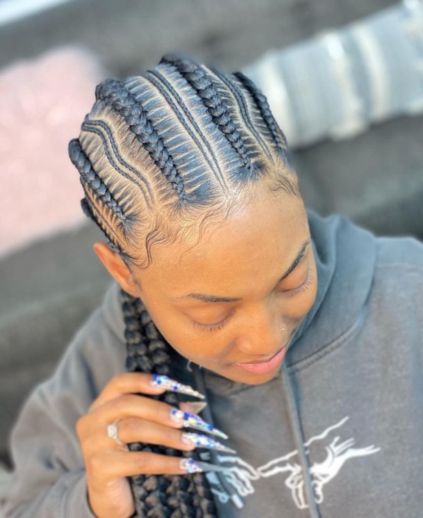 6 big and small cornrows CIobh1Eppoz