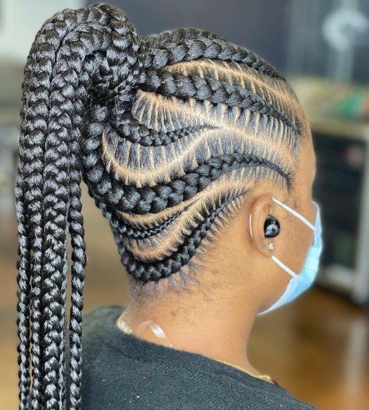 7 protective cornrow hairstyle