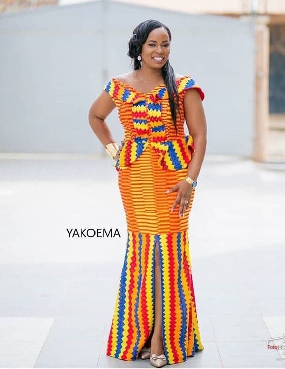 Stupendous Ghanaian Kente Fashion Art -The New Face Of The Designers Creativity