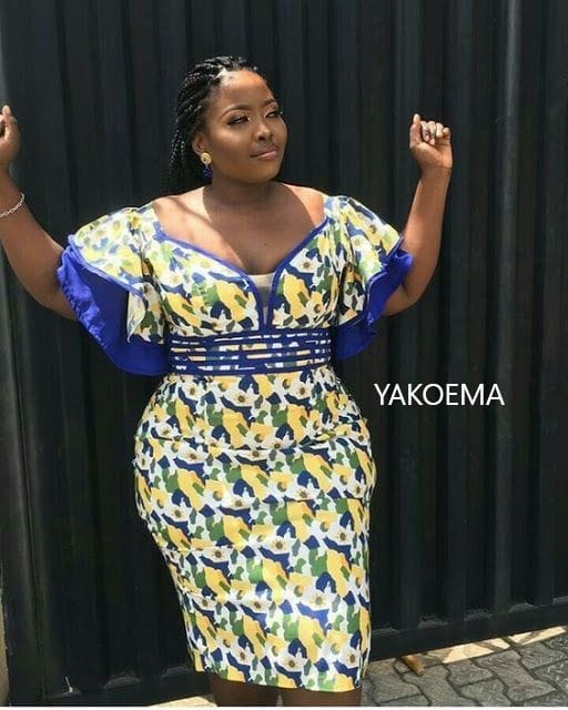 Amazing African Fashion Design For Fat Women - Sunny Plus-Size Dress Styles